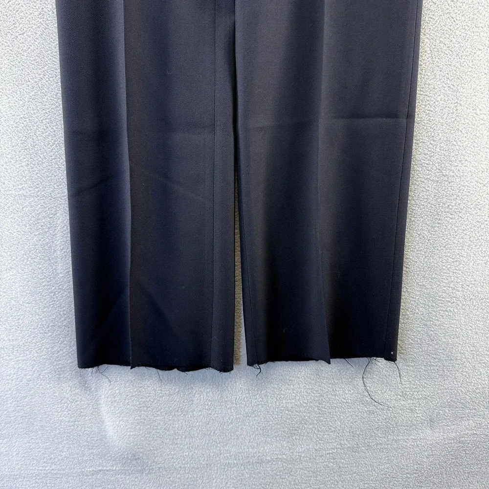 Vintage Horace Pants Men's 30 Blue Dress Slacks Trousers Unhemmed Wool USA NEW